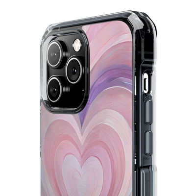 Lavender Pulse Hearts · Impact Magsafe