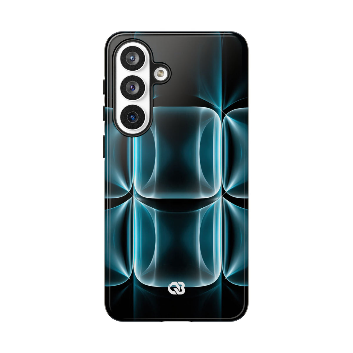Translucent Cyber Grid · Tough Phone Case for Samsung · Teal