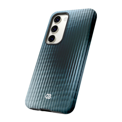 Blue Tough Phone Case for Samsung - Glacial Reeded Glass