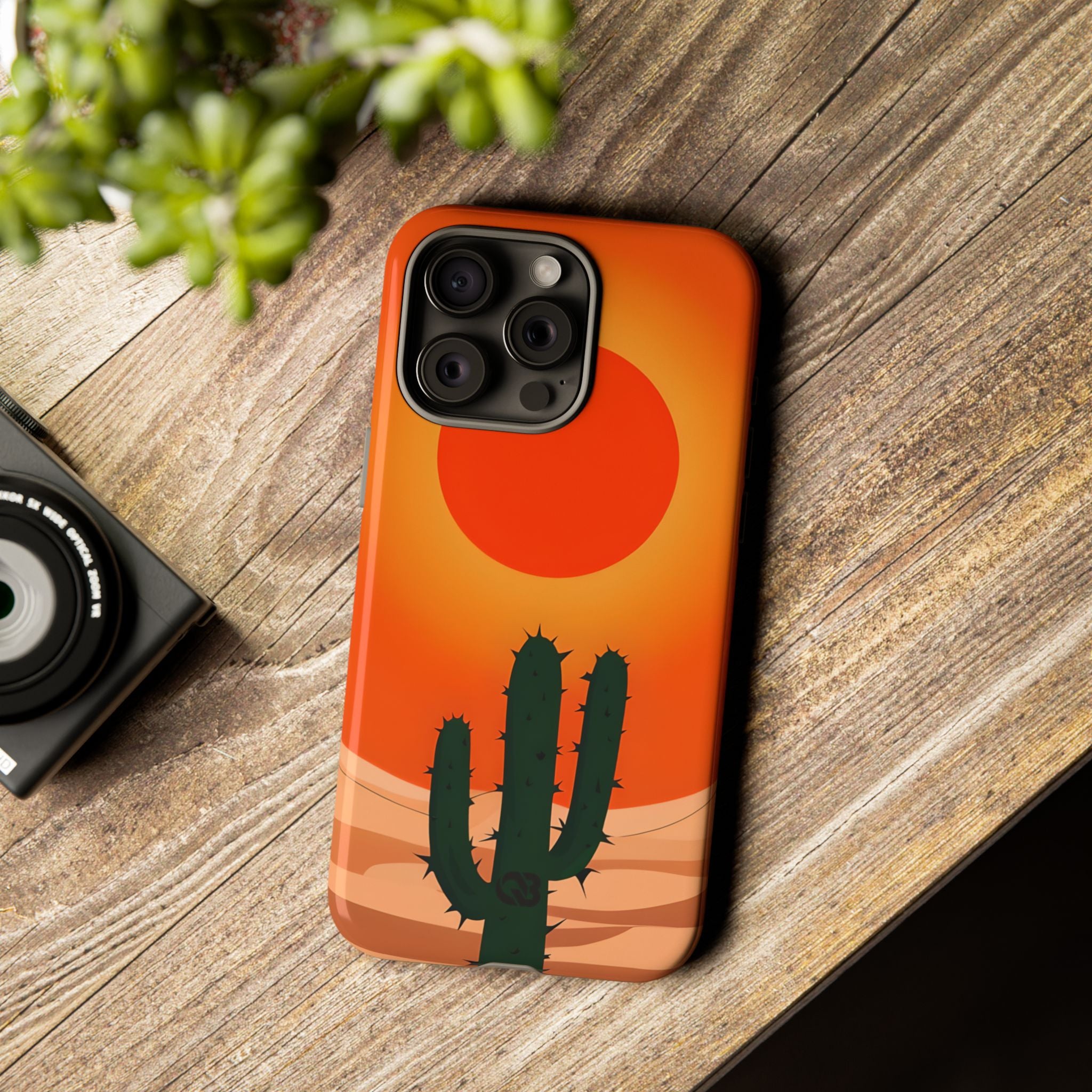 Scorched Saguaro Sunset · Tough Phone Case for iPhone