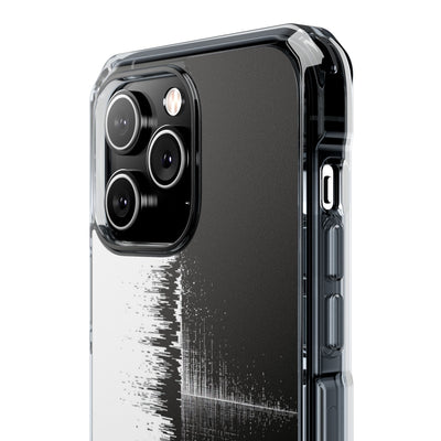 Black Impact MagSafe Phone Case for iPhone - Static Signal Split