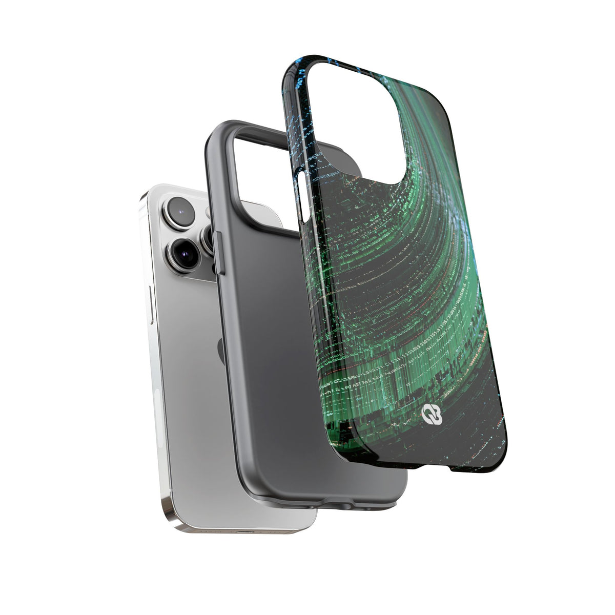 Orbital Data Stream · Tough Phone Case for iPhone · Green
