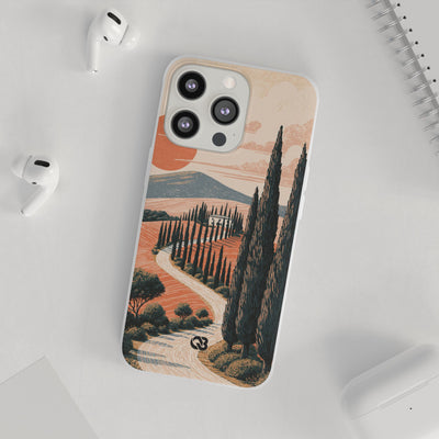 Tuscan Cypress Horizon · Lite Phone Case for iPhone ·  Orange