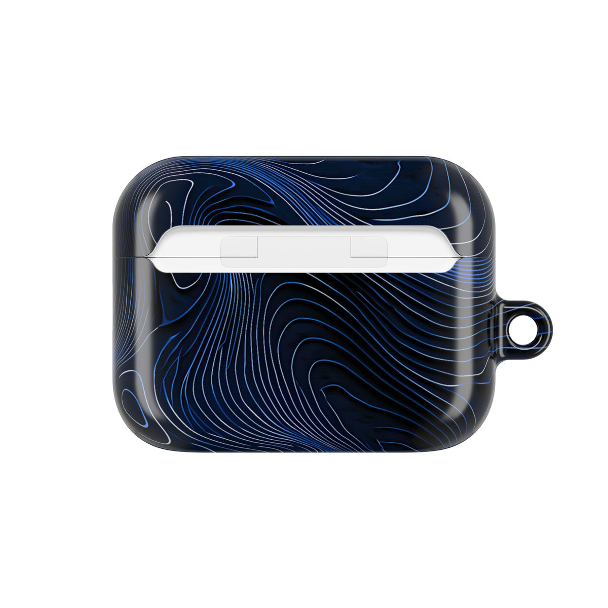 Midnight Topography · Hard Case for AirPods & AirPods Pro · Blue