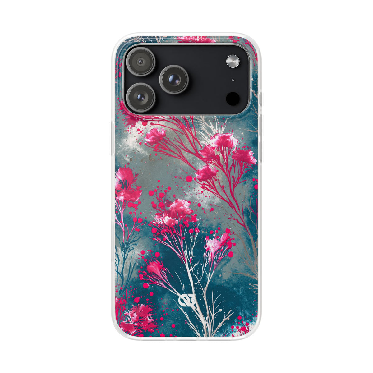 Cyber Blossom · Lite Phone Case for iPhone ·  Teal
