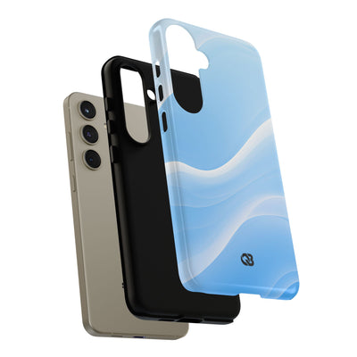 Blue Tough Phone Case for Samsung - Glacial Blue Silk