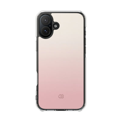 Pink Impact MagSafe Phone Case for iPhone - Frosted Blush Horizon