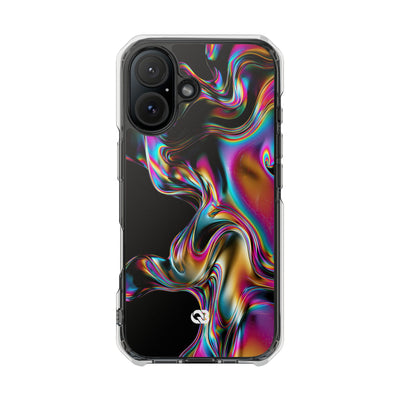 Purple Impact MagSafe Phone Case for iPhone - Liquid Neon Chrome