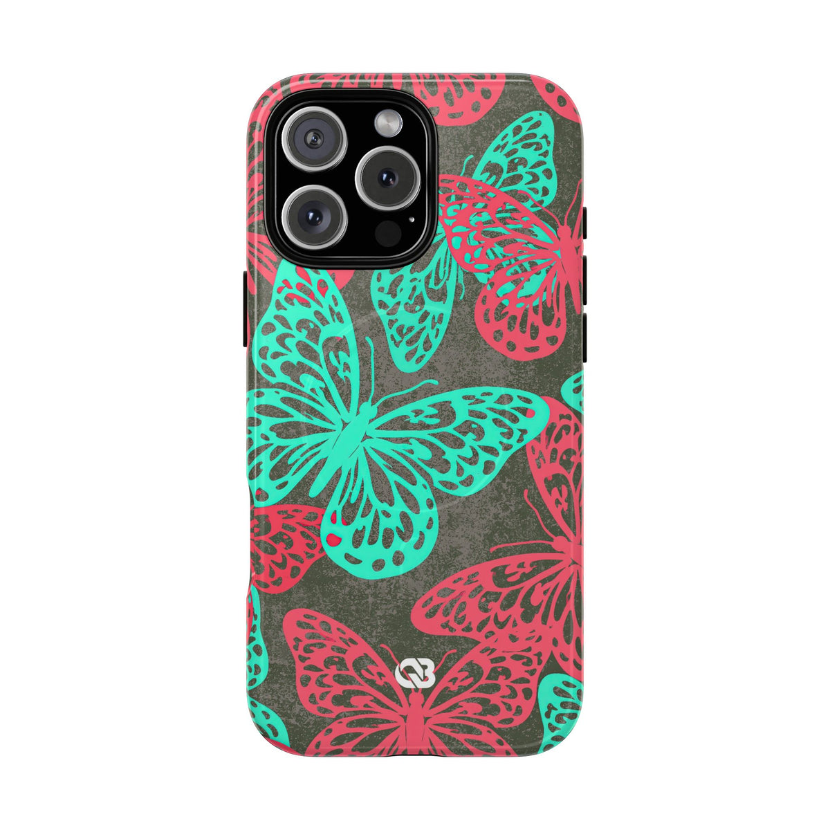 Electric Papillon · Tough 2.0 Magnetic Phone Case for iPhone · Pink