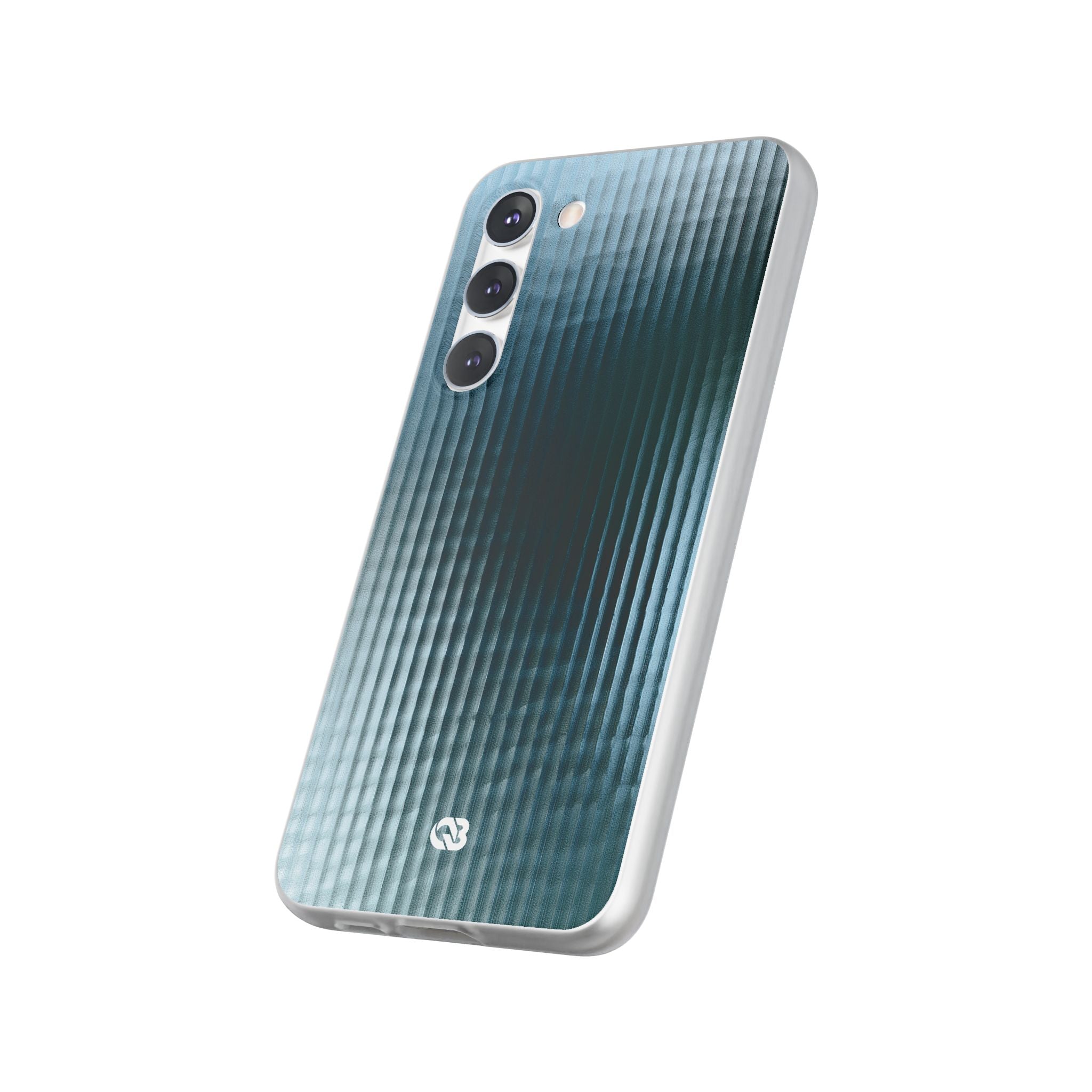 Blue Lite Phone Case for Samsung - Glacial Reeded Glass