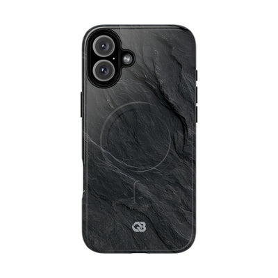 Black Tough 2.0 Magsafe Phone Case for iPhone - Midnight Slate Ridge