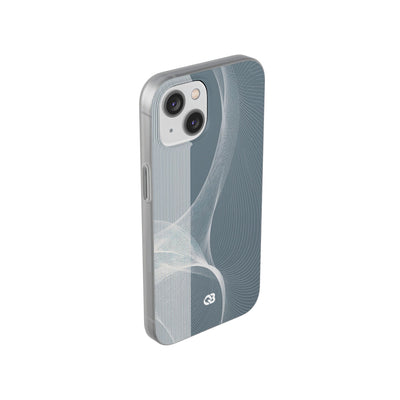 Grey Lite Phone Case for iPhone - Slate Mesh Horizon