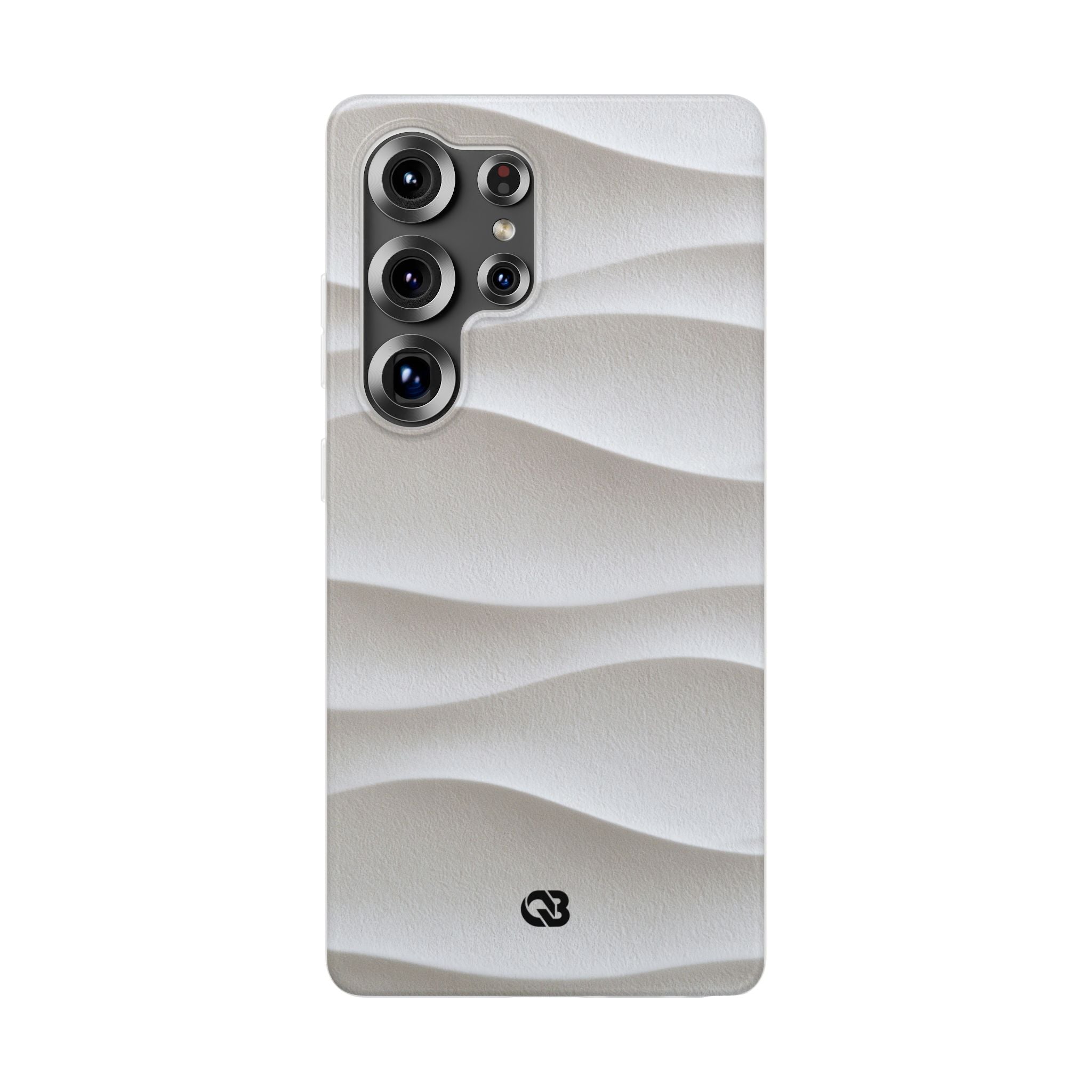 White Lite Phone Case for Samsung - Arctic Flow Ridges