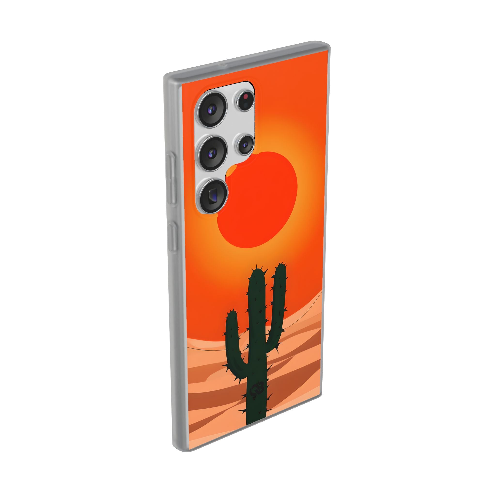 Scorched Saguaro Sunset · Soft Phone Case for Samsung