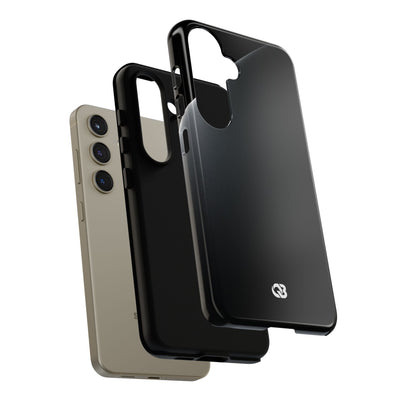 Black Tough Phone Case for Samsung - Obsidian Lunar Arch