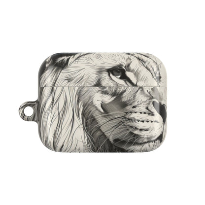 Lion Whisper Gray - AirPods Case