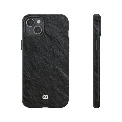 Obsidian Slate · Tough Phone Case for iPhone · Black