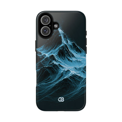 Nordic Frost Peak · Tough Phone Case for iPhone · Blue