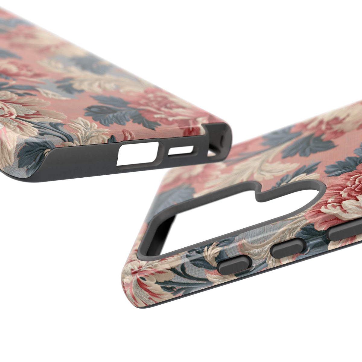 Blush Peony Jacquard · Tough Phone Case for Samsung · Pink