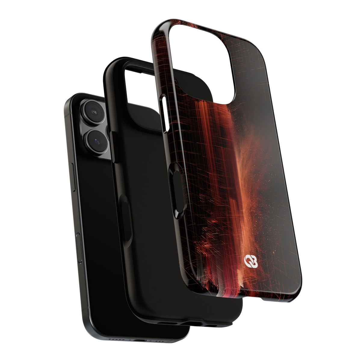 Luminous Monolith · Tough Phone Case for iPhone · Black