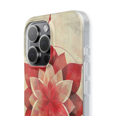 Crimson Petal Peak · Soft Phone Case for iPhone