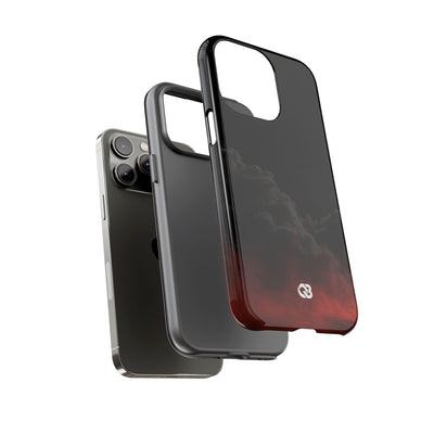 Crimson Fog Void · Tough Phone Case for iPhone · Black