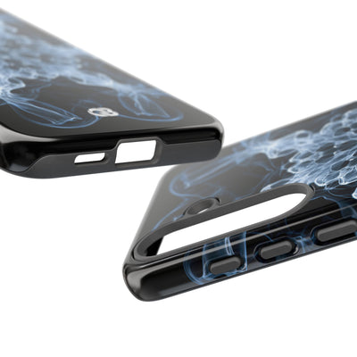 Blue Tough Phone Case for Samsung - Glacial Smoke Crown