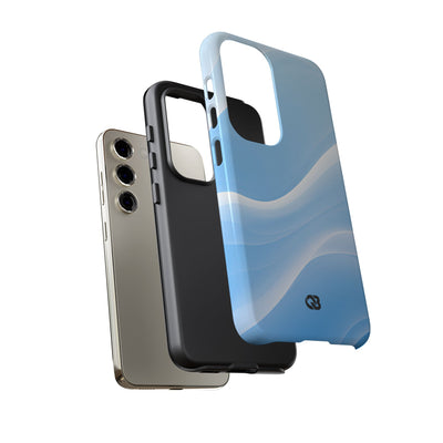 Blue Tough Phone Case for Samsung - Glacial Blue Silk