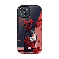 Crimson-Blossom-Glas · Tough+ Case  · MagSafe
