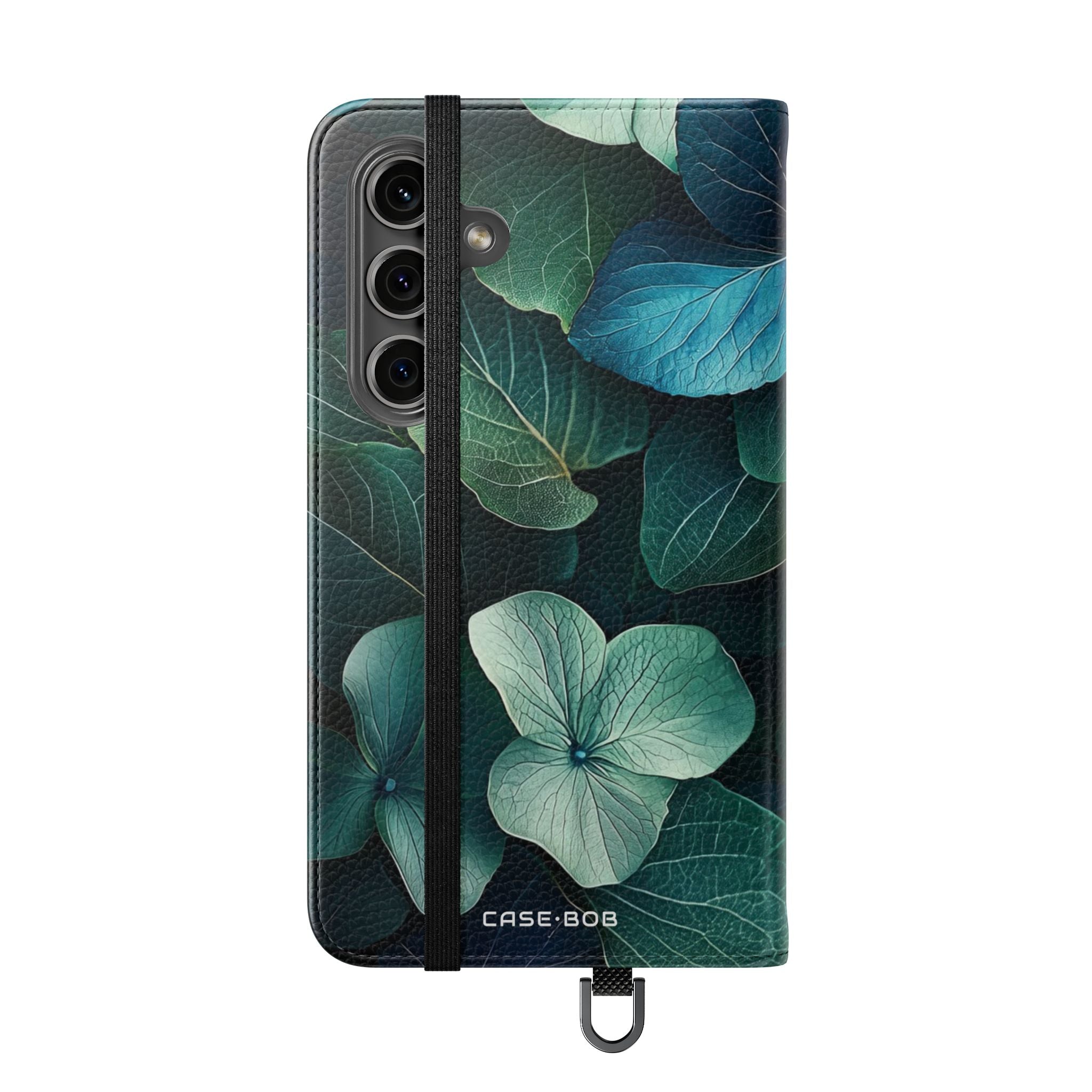 Teal Bloom - Samsung S24 Case - Wallet