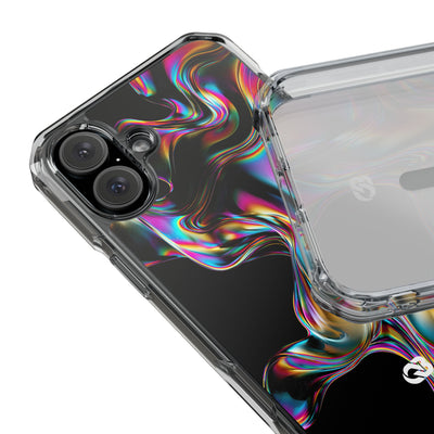 Purple Impact MagSafe Phone Case for iPhone - Liquid Neon Chrome