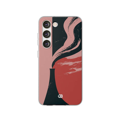 Pink Lite Phone Case for Samsung - Cinder Rose Plume