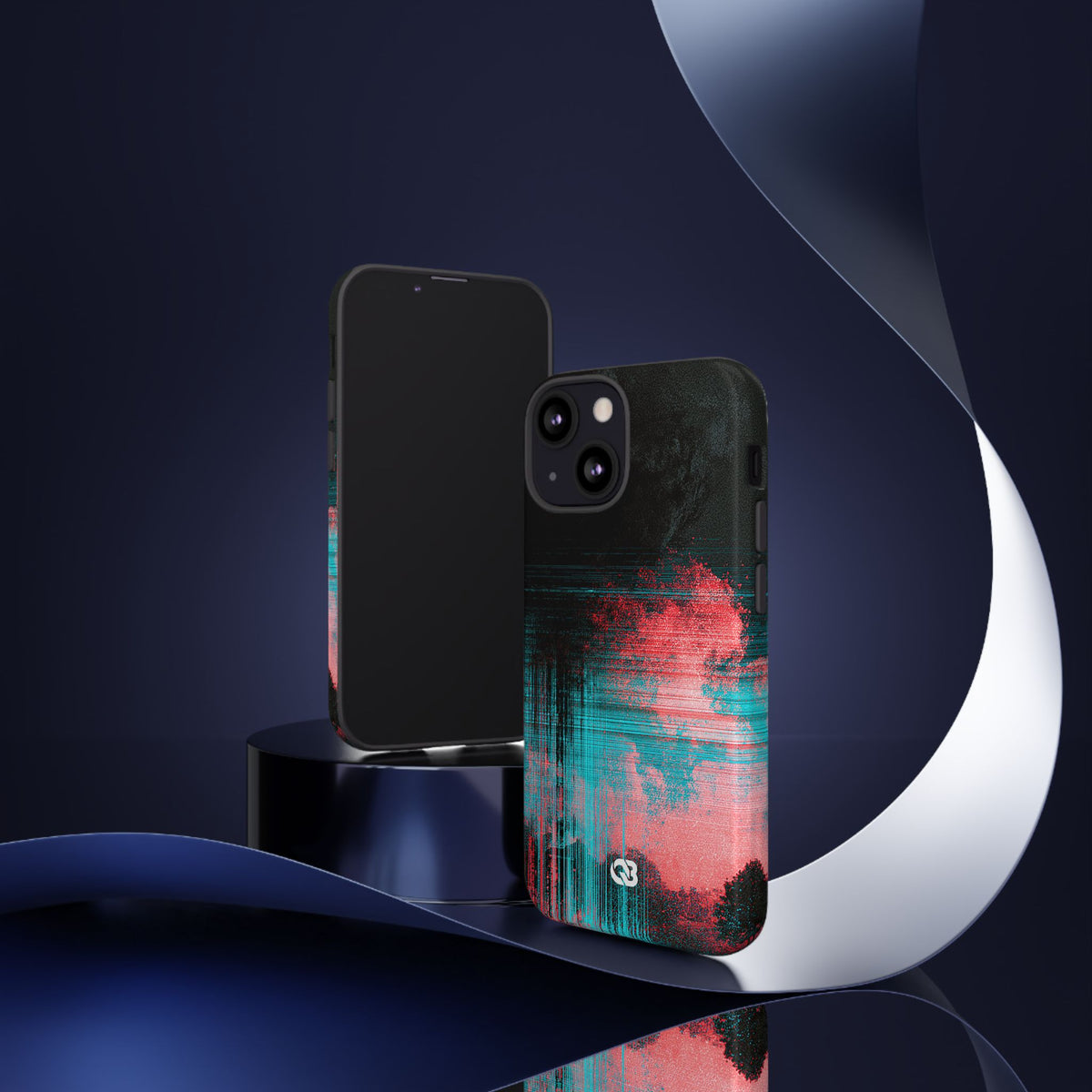 Digital Signal Drift · Tough Phone Case for iPhone · Black