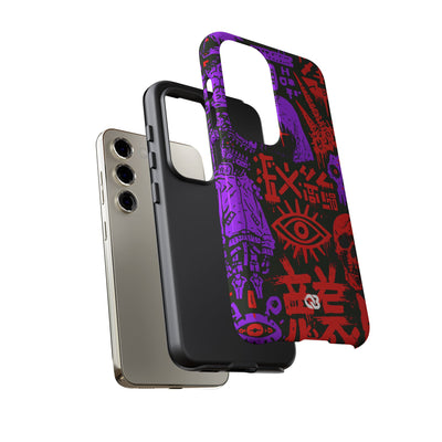 Underground Cyber Glyphs · Tough Phone Case for Samsung · Black