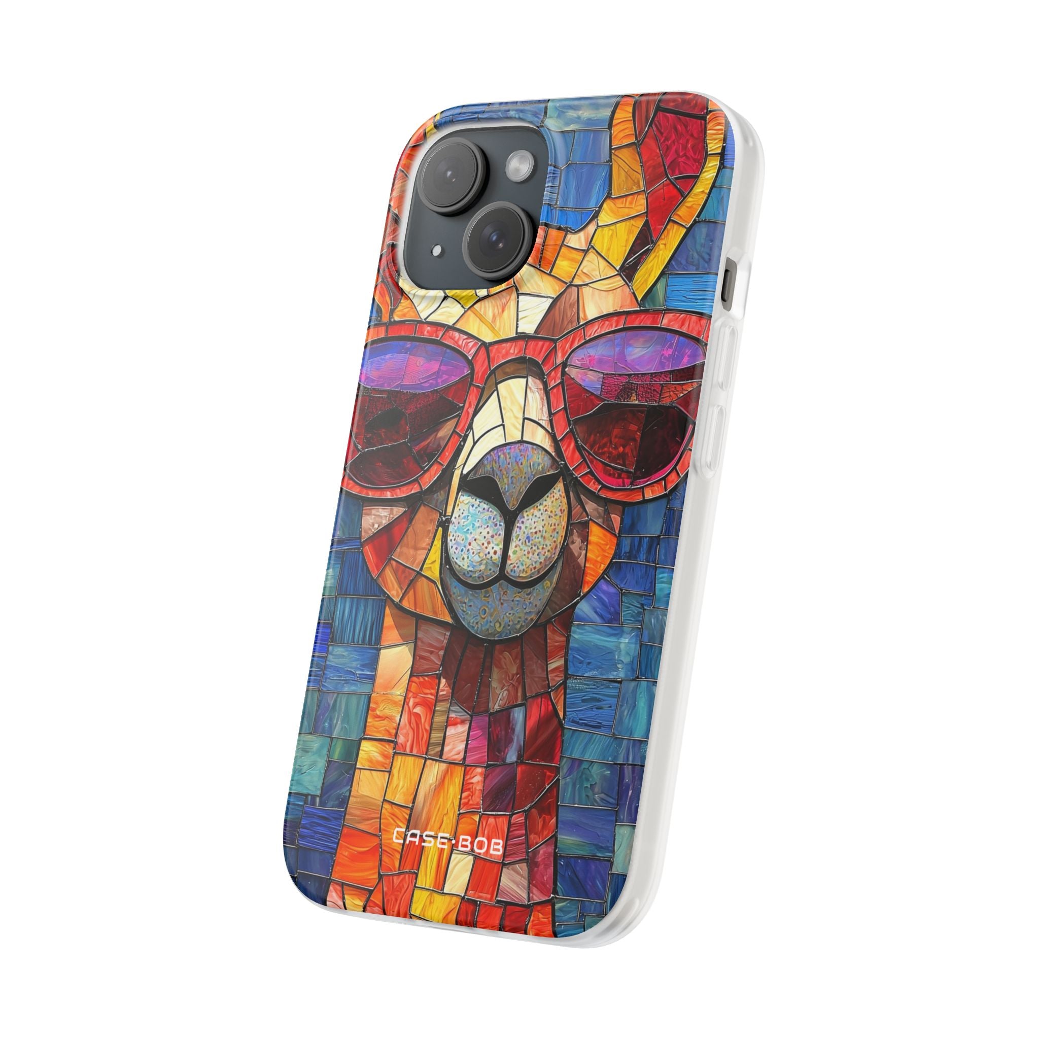 Llama Glow iPhone 15 Case - Soft