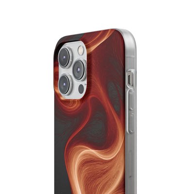 Solar Ember Flow · Lite Phone Case for iPhone ·  Orange
