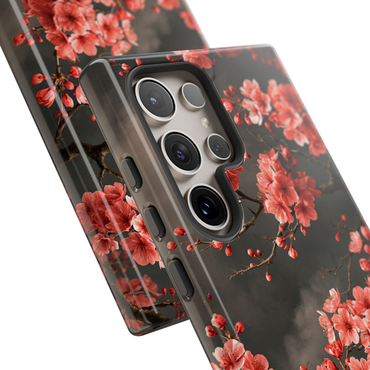 Dark Sakura Nocturne · Tough Phone Case for Samsung · Black