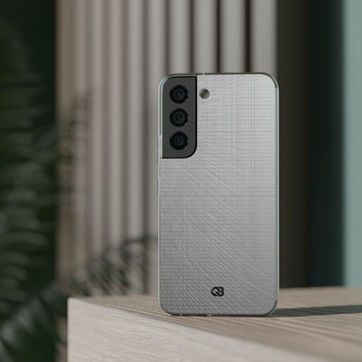 Grey Lite Phone Case for Samsung - Chrome Mesh Warp
