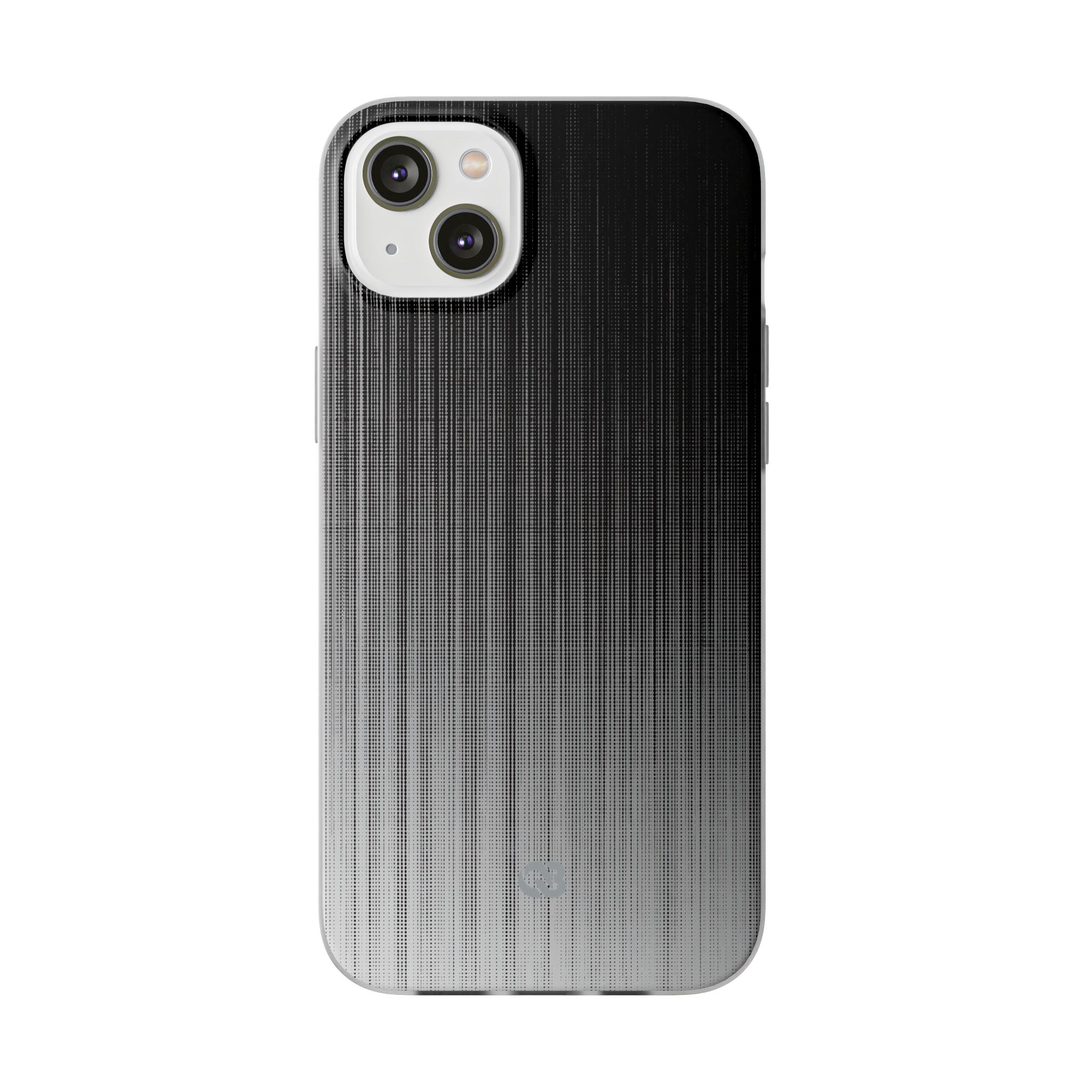 Grey Lite Phone Case for iPhone - Static Vertical Dither