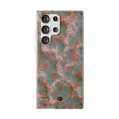 Coral Pixel Matrix · Lite Phone Case for Samsung · Green