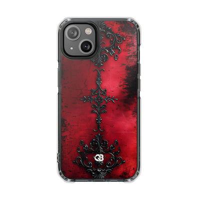 Crimson Gothic Filigree · Impact Phone Case for iPhone · Magsafe