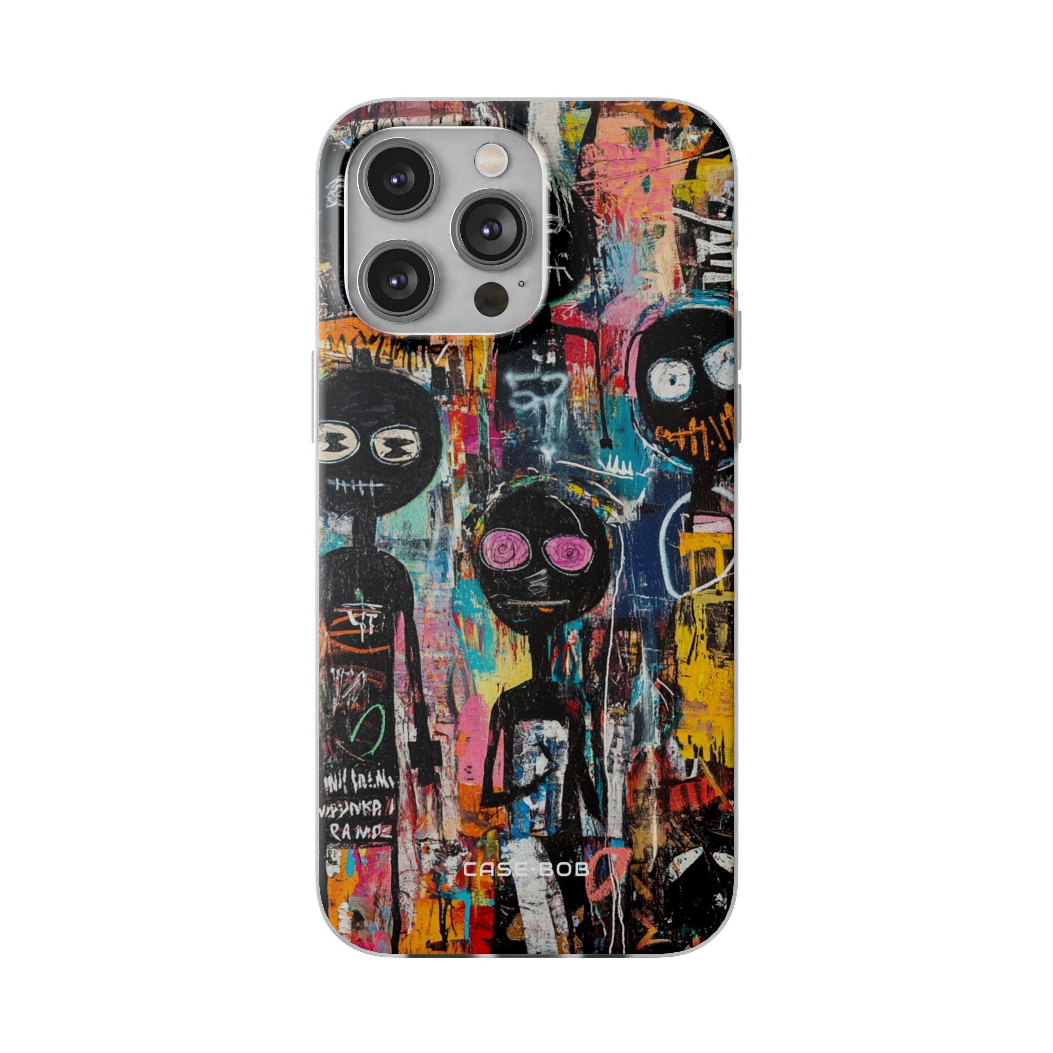 Laaja silmäkuvafiguuri iPhone 14 Pro Max -pehmeä suojakotelo