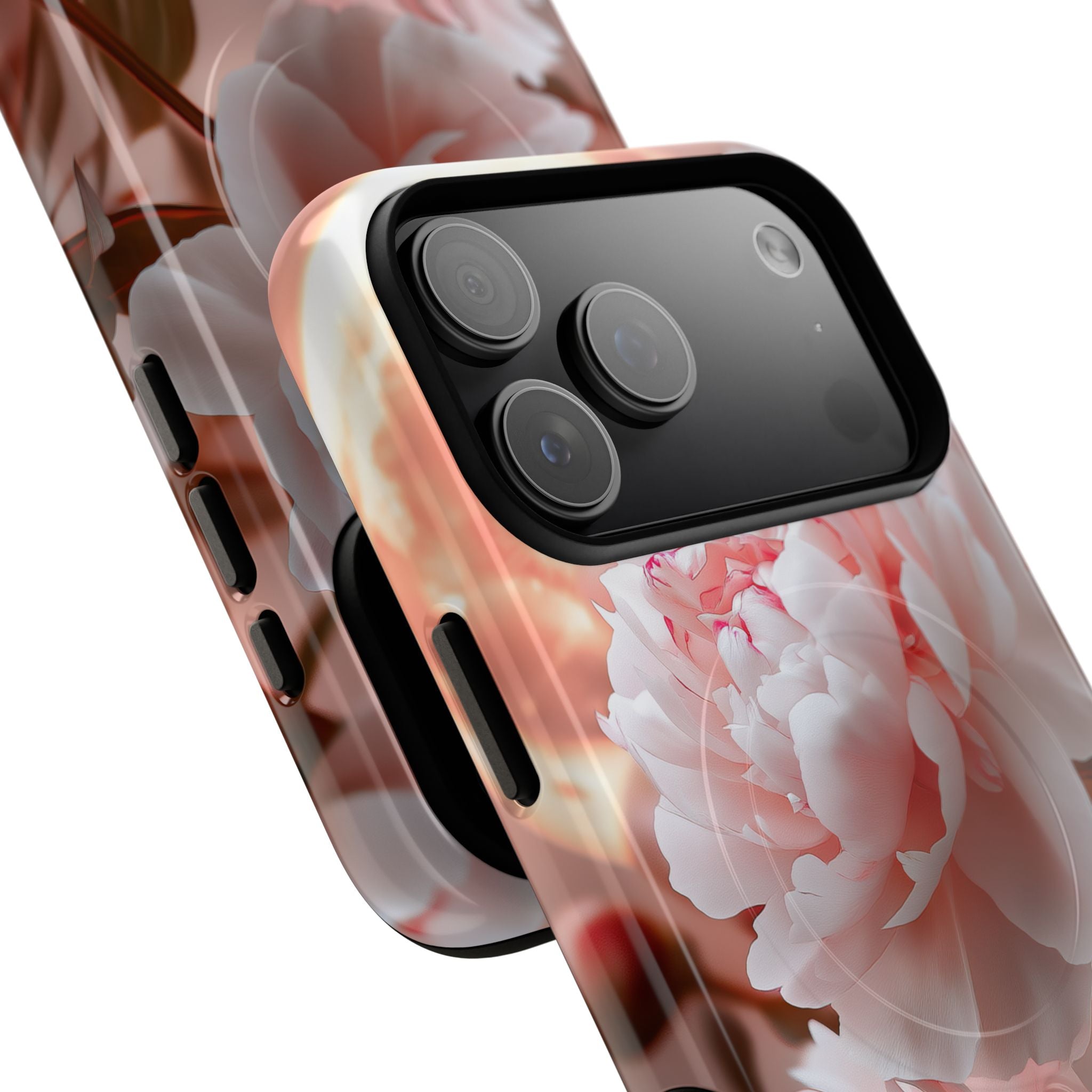 Peony Moonlight iPhone 17 Pro Max Case - Tough+ - CASE•BOB