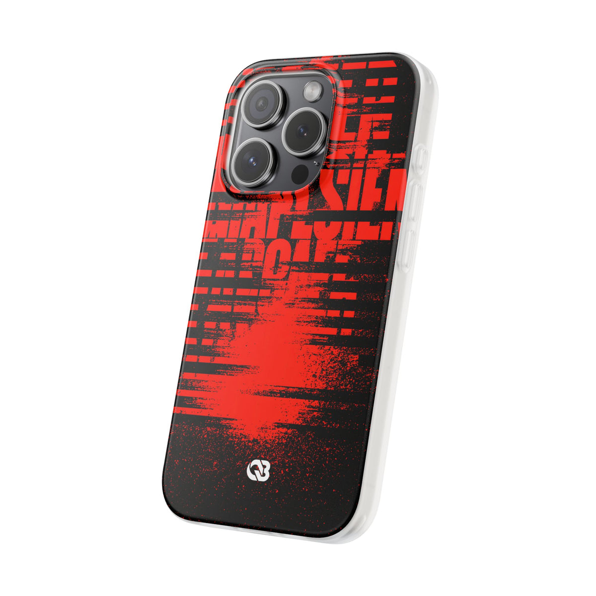 Crimson Redaction · Lite Phone Case for iPhone ·  Black