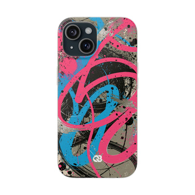 Cyber Splatter Flow · Lite Phone Case for iPhone ·  Pink