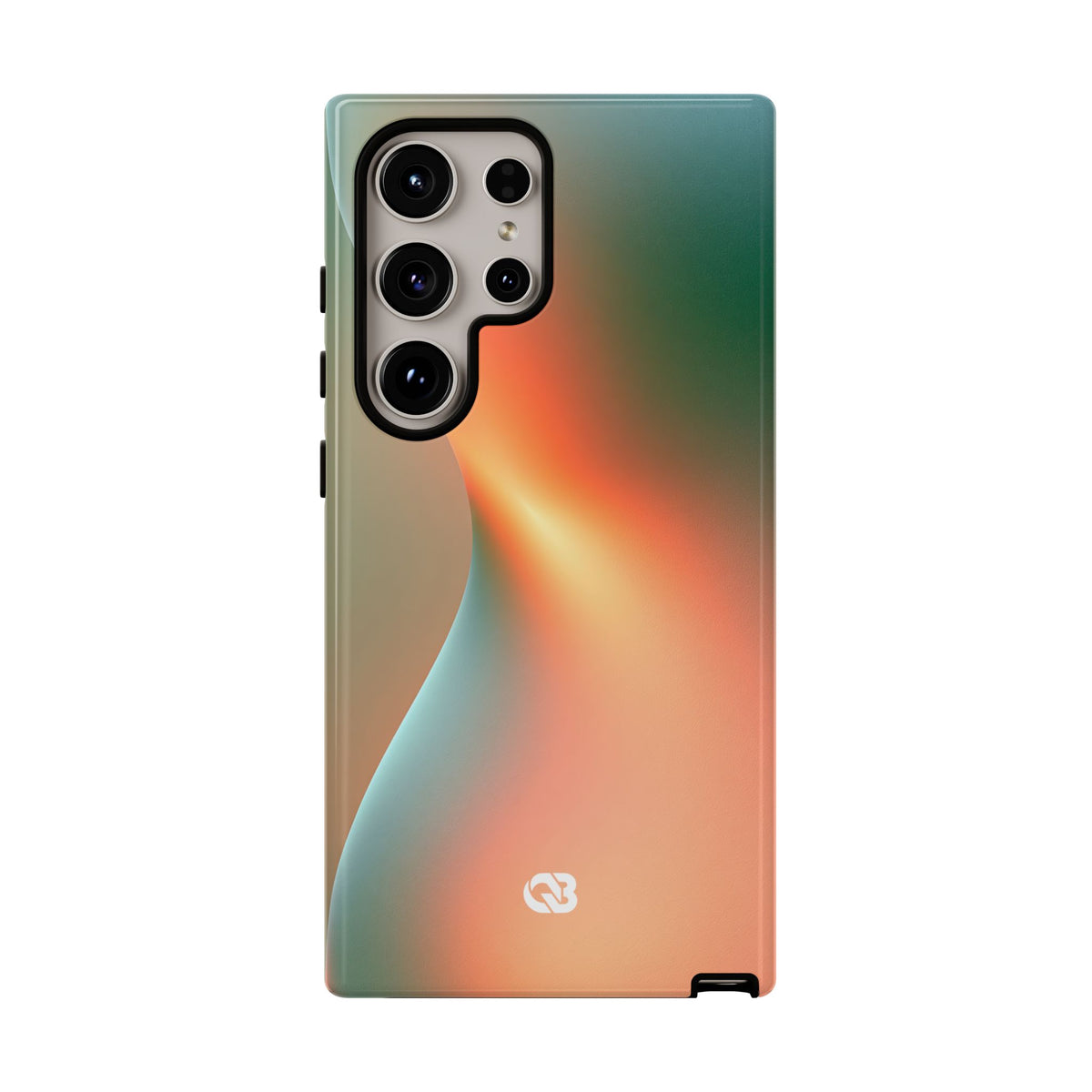 Radiant Contour · Tough Phone Case for Samsung · Orange