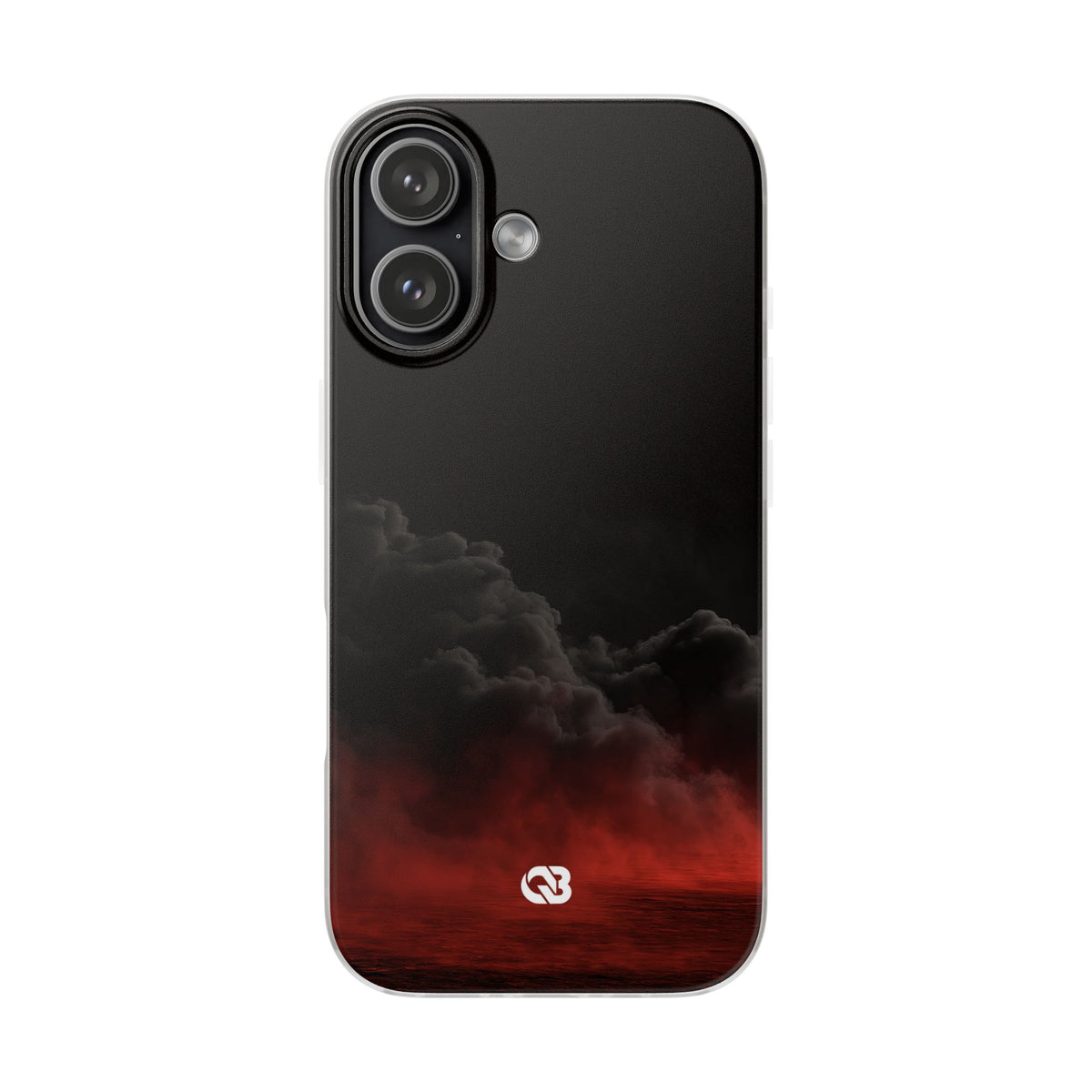 Crimson Fog Void · Lite Phone Case for iPhone ·  Black