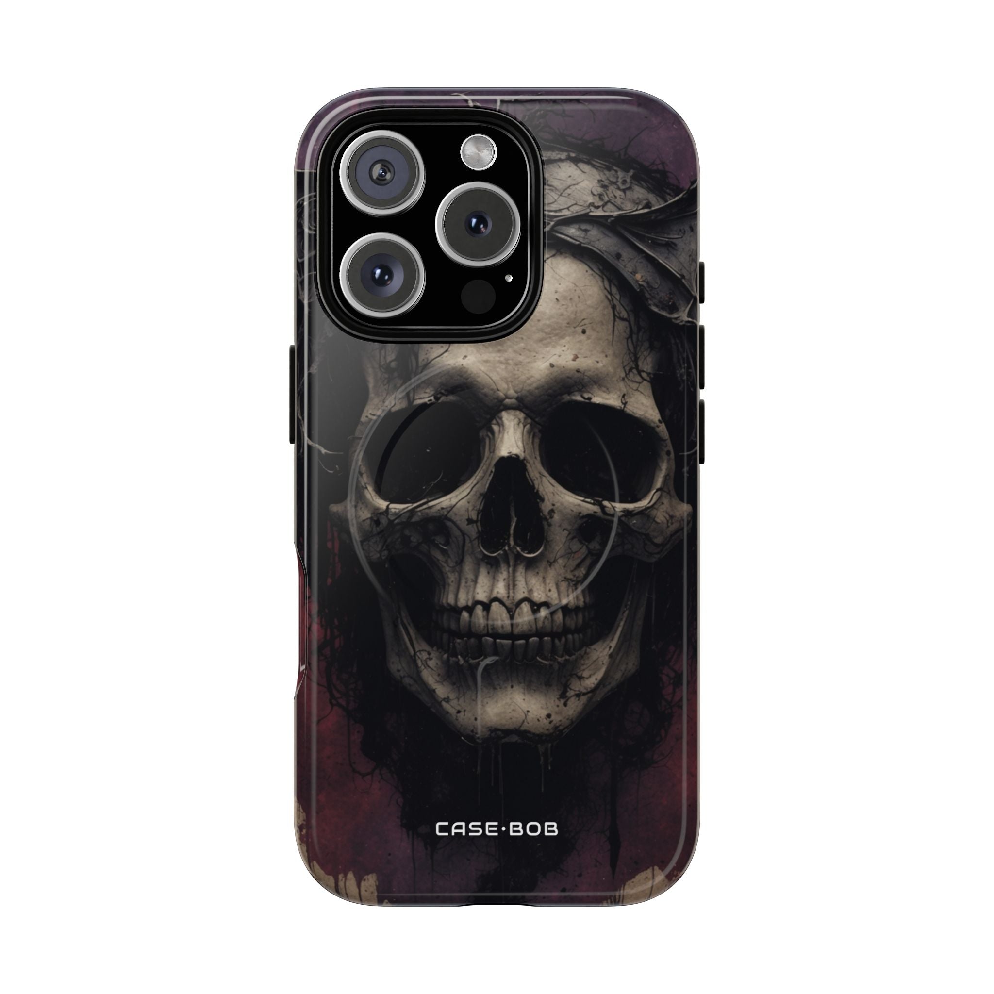 Gothic Skull Crown iPhone 16 Pro Case - Tough+