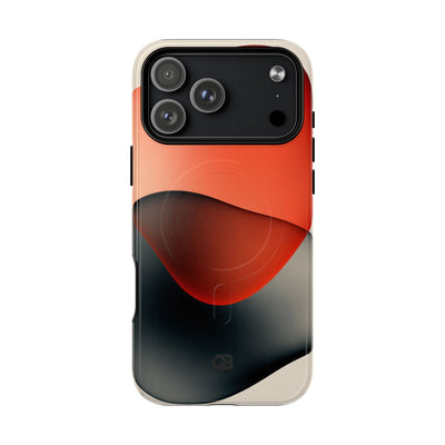Translucent Crimson Form · Tough 2.0 Magnetic Phone Case for iPhone · Red