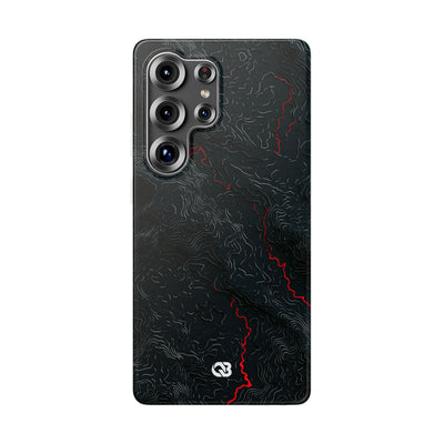 Crimson Rift · Lite Phone Case for Samsung · Black